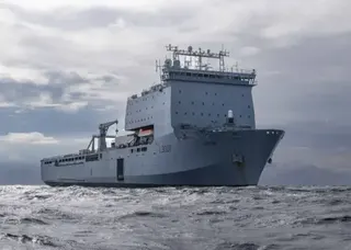 Royal Navy A picture of FRA Lyne Bay at sea