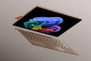 The Surface Pro in dune.