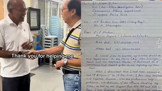 遇诈骗阿叔成功取回被骗金额 写信和亲自登门感谢议员和警方相助