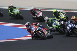 The WSBK pits modified versions of road-legal production motorcycles against each other across three classes – WorldSBK, WorldSSP and WorldSPB. Photo: Xinhua