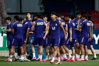 The South Korea squad are boycotting their country’s media. Photo: AFP