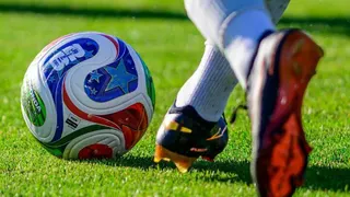Le ballon officiel de la Coupe du monde lors d'un match amical entre Salvador et la Corée du Sud à Provo, dans l'Utah, aux États-Unis, le 3 juin 2026