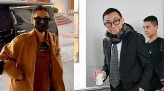 张柏芝（左）与前经纪人余毓兴之间长达流年的合约纠纷终于告一段落。（互联网）