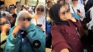 马国旅客疑在中国旅游时捂鼻喊臭 引发网民抨击