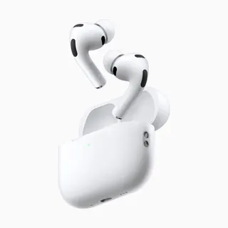 新款耳機外型將和現行AirPods Pro大致相同，主要差別是耳機柄內嵌相機。（...