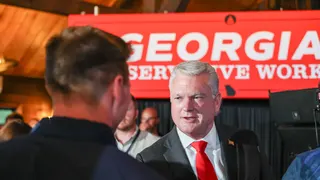 Georgia U.S. Senate candidate Mike Collins