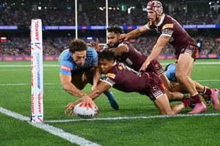 Mark Nawaqanitawase’s two tries on debut weren’t enough for the Blues.