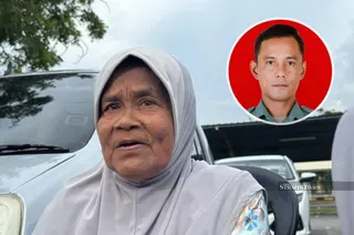 Fatimah Ismail, 78, said the 40-year-old 6th Battalion Royal Malay Regiment personnel returned to his family home in Kampung Tupah, Merbok, at 11.30pm on the night before the incident, despite having visited just three days prior. STR/ZULIATY ZULKIFFLI