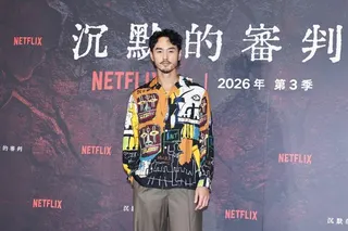 阮經天今以陳桂林造型現身。記者王聰賢／攝影