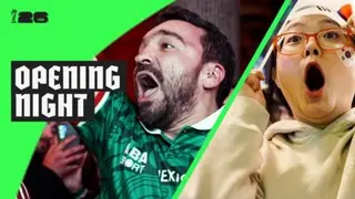 Mexico and South Korea fans