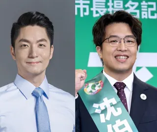 2026台北市長選舉預料將由蔣萬安（左）對決沈伯洋（右）（合成照片）