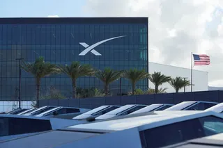The SpaceX building in Starbase, Texas. Photo: Reuters