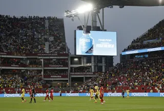 A general view during a hydration break during the Group L Fifa World Cup match between Ghana and Panama at Toronto Stadium, Toronto July 17, 2026. Loud ‌boos echoed around Dallas Stadium at the start of the first hydration break during the World Cup clash between England and Croatia yesterday as fans signalled their disdain for the innovation.