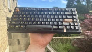 Melgeek Real 81 gaming keyboard outside