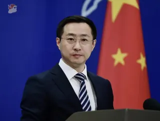 中國外交部發言人林劍。（取自中國外交部網站）