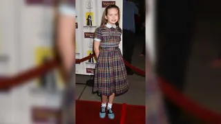 Daveigh Chase walks red carpet