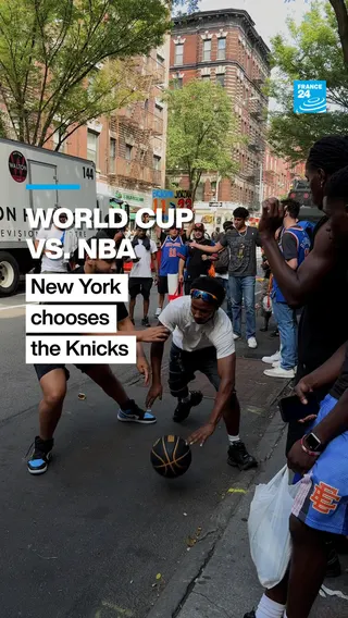 World Cup? Not today: New York is celebrating the Knicks