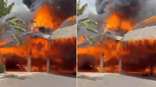 Watch: Fire engulfs beach hotel in Dominican Republic; 1 killed, 1,700 evacuated