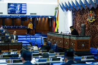 Prime Minister and Finance Minister Datuk Seri Anwar Ibrahim is seen during the First Meeting of the Fifth Session of the 15th Parliament at the Parliament Building in Kuala Lumpur on March 2, 2026. — Bernama pic