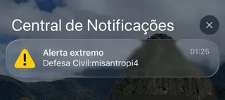 Suspected hacker sends unauthorized alert across Brazil.