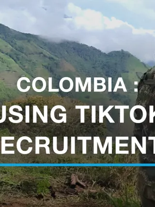 Watch “Colombia: Using TikTok as a recruitment tool”, a visual investigation produced by the FRANCE 24 Observers.
