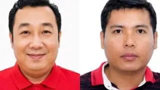 槟州警方目前正追缉王伟豪（Ong Wei Hao，左起）以及缅甸籍男子Hein Min Zaw的下落。