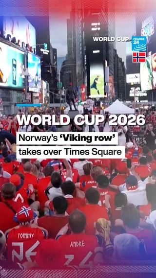 World Cup 2026: Norway’s ‘Viking row’ takes over Times Square