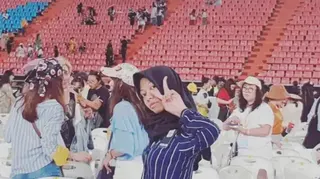 Supplied Vevee at the 2019 concert in Bangkok