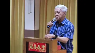 马华前总会长蔡细历。（取自李廷汉面子书)