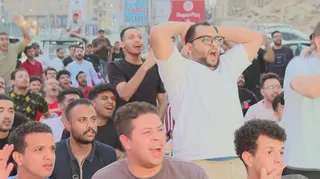 Egypt v. New Zealand, Cairo crowd reacts