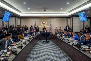 Prime Minister Datuk Seri Anwar Ibrahim chairs a meeting with menteris besar and chief ministers. ANWAR IBRAHIM FB PAGE