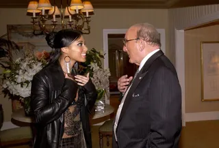 Clive Davis and Alicia Keys