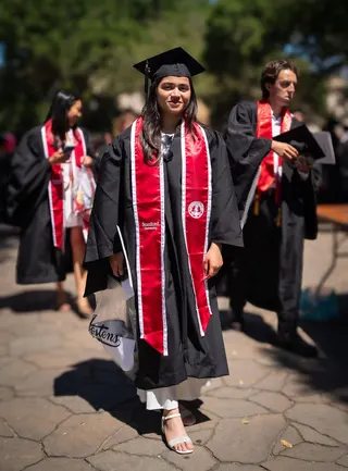 After graduation, Ifdita Hasan plans to finish her master's degree and then apply for an advanced degree