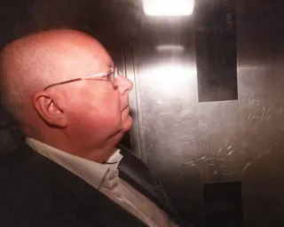 Peter Murrell arrives at court on 23 June.