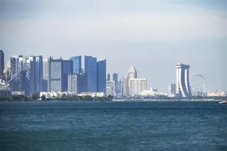 Singapore’s skyline. A woman was jailed for abusing her domestic worker in the city state. Photo: Xinhua