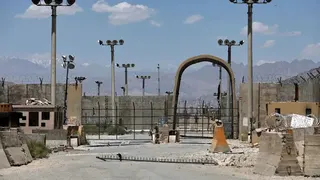 阿富汗巴格蘭空軍基地現狀。（美聯社）