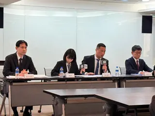 亞洲藏壽司董事長兼總經理藪內薰上任後首度主持股東會，並於會後首次接受媒體採訪。圖／記者馮萱榕攝