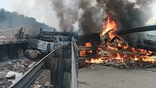南北大道六车连环撞 罗厘司机超车失控酿祸身亡