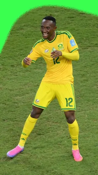 Thapelo Maseko celebrates
