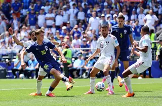 Soccer Football - FIFA World Cup 2026 - Group B - Bosnia and Herzegovina v Qatar - Seattle Stadium, Seattle, Washington, U.S. - June 24, 2026
Bosnia and Herzegovina's Ermin Mahmic scores their third goal IMAGN IMAGES via Reuters/Blake Dahlin