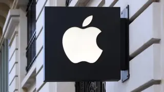 An Apple Store sign