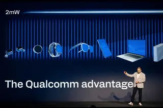 Cristiano Amon, chief executive officer of Qualcomm Inc., speaks during Computex 2026 in Taipei.