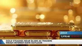 Gold Steadies Near $4,000 as Traders Weigh Interest-Rate Outlook