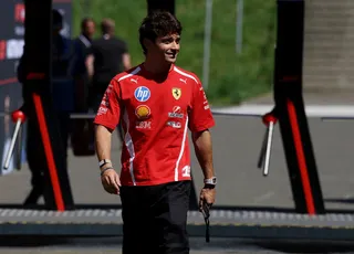 Ferrari’s Charles Leclerc arrives at the Red Bull Ring ahead of the Austrian Grand Prix, where Formula One has declared its first heat hazard of the 2026 season due to soaring temperatures. — Reuters pic