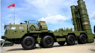 俄羅斯製S-400長程區域防空暨飛彈防禦系統。   圖：翻攝自人民網（資料照）