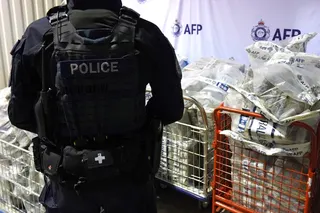Australian police seized a record 2.7 tonnes of cocaine hidden in plastic tubs buried underground on the outskirts of Sydney, detectives said on June 22, 2026. — Australian Federal Police handout pic via AFP