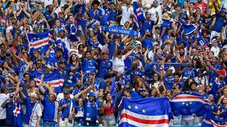 Cape Verde fans celebrate