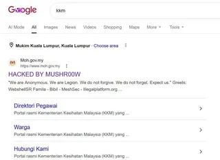 A Google search for the ministry’s website.