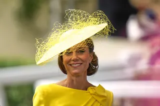 Britain’s Kate, Princess of Wales at the Royal Ascot horse race on June 17.  On Sunday, the princess said she had completed the UK’s Three Peaks Challenge to raise money for a cancer charity. Photo: AP