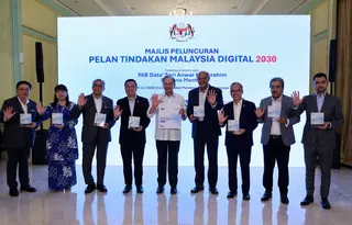 Prime Minister Datuk Seri Anwar Ibrahim today launched Malaysia Digital 2030 (MD2030), a national action plan for 2026-2030 that marks a major shift in the country’s digital strategy from being a technology consumer to a producer of home-grown innovation. - BERNAMA pic